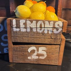 Lemons .25 Cents Ea. & Blood Oranges .50 Each 