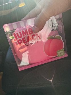 Jumbo Peach Squishy Toy