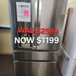 29 Cu. Ft. Smart Standard Depth Max French Door Refrigerator With Full Convert Drawer 