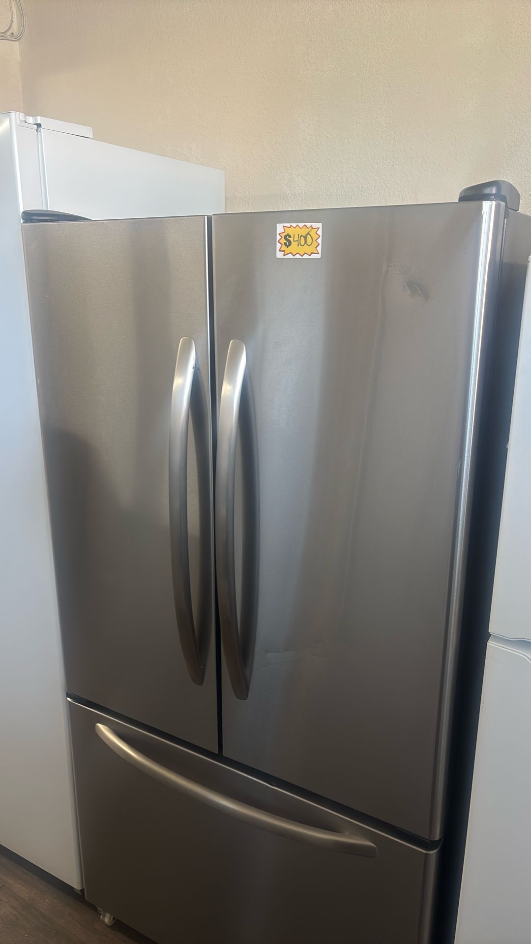 AMANA STAINLESS STEEL FRENCH DOOR REFRIGERATOR