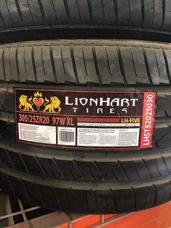 Brand New Tires (1) Lionhart LH-Five (305/25R20) (Single) ($145)