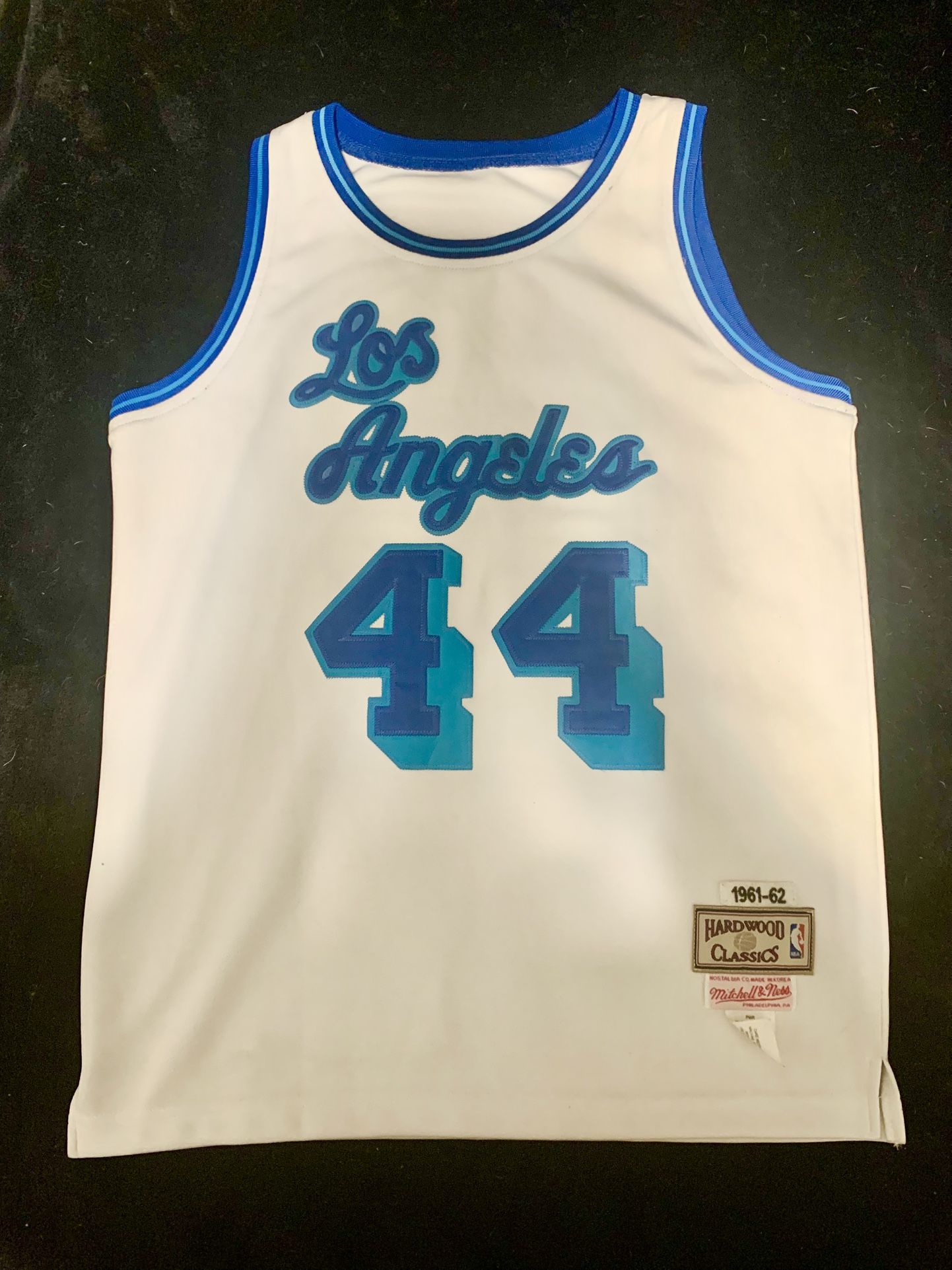 Mitchel & Ness Hardwood Classic 1961 62 No. 44 Lakers Jersey (Negotiable)