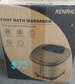 Foot bath massage