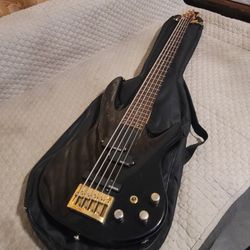 Samick Saturn Electric 5 String Bass Guitar 