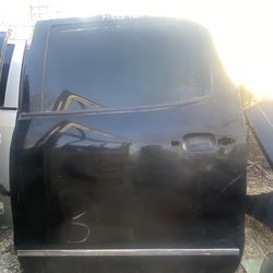 2014-2019 Black Chevrolet Silverado Sierra Driver Rear Door OEM MKD78