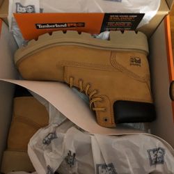 New Timberland Unisex Pro Work Boots Men’s 7 Women’s 8.5