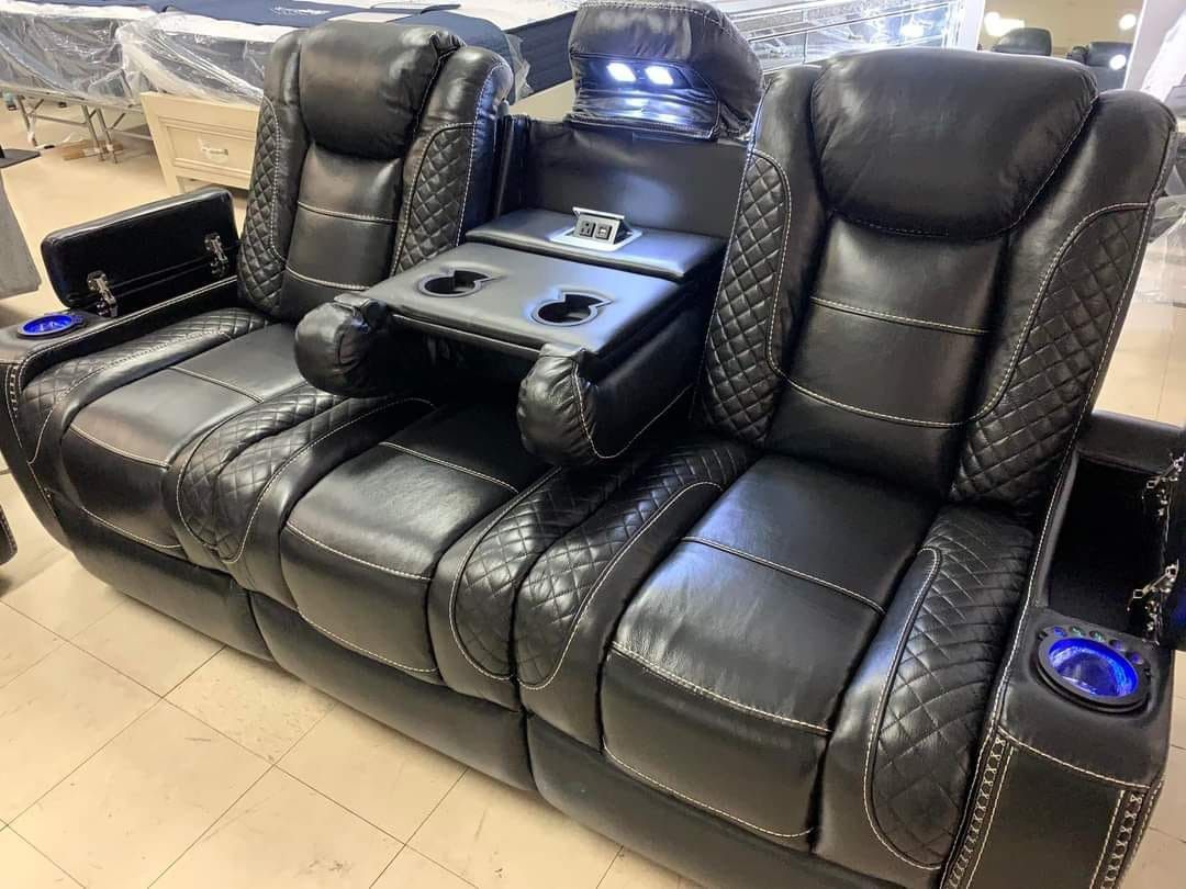 In Stock 🎯 Finance Available 👉Party Time Led Reclining Living Room Set Ashley 