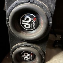 Like New 8” DB Subs In Ported Box