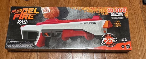 NERF Pump Pro Gelfire Raid Blaster Toy Rounds w/ 10,000 Rounds New In Box 150fps