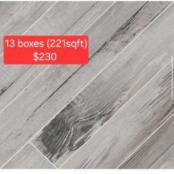 (221sqft) Duttonwood Ash 6 in. x 24 in. Matte Ceramic Floor and Wall Tile (17 sq. ft./Case