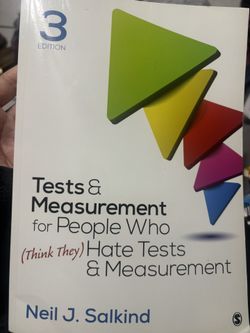 Tests & Measurement for People Who (Think They) Hate Tests & Measurement