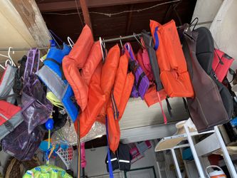 Life jackets 7 each