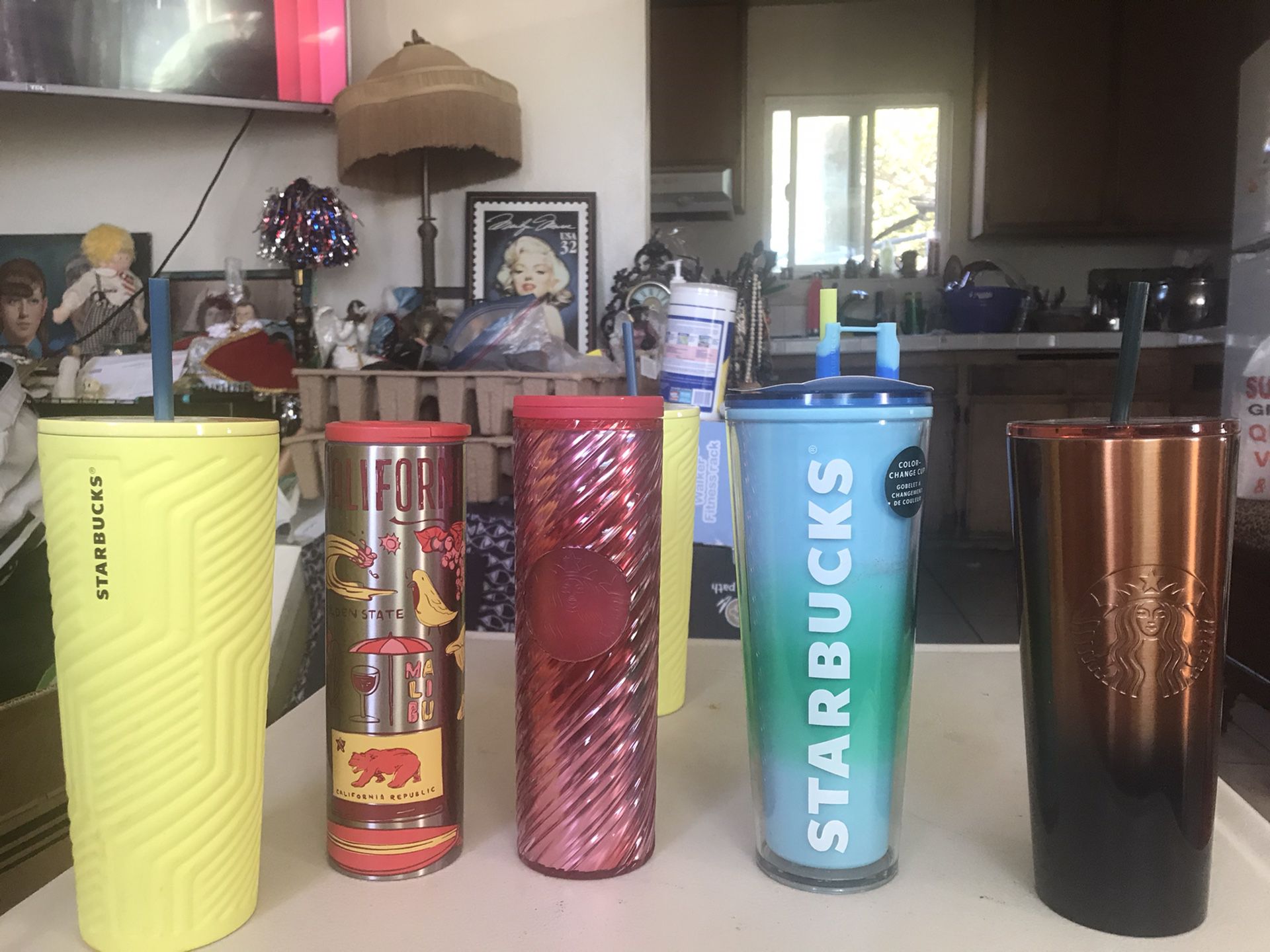 Various New Starbucks Cups