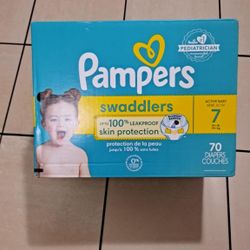 PAMPERS SIZE 7 70 COUNT