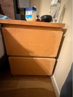 Dresser, nightstand, barstool, bookshelf, dining table, set chairs moving out sale