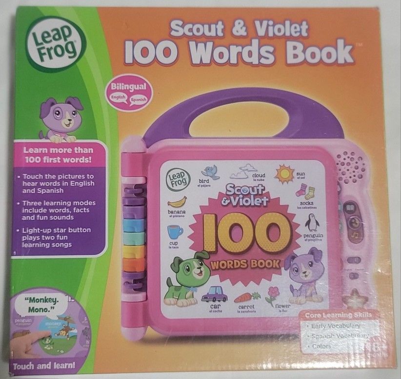LeapFrog Scout and Violet 100 Words Book 