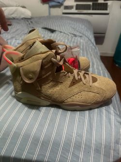 Air Jordan 6 x Travis Scott British Khaki SZ 11 (read Description )