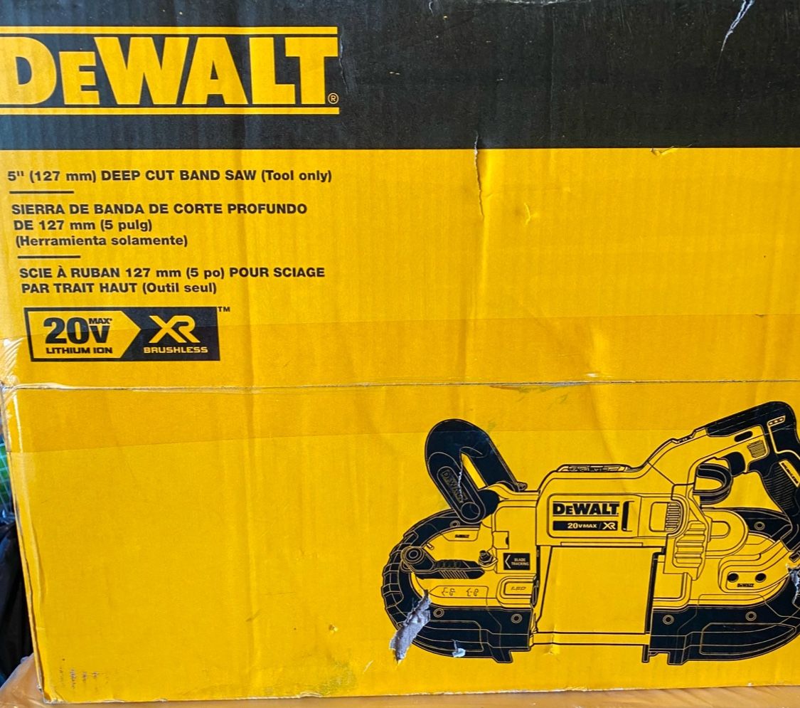 DeWalt 5” Deep Cut Band Saw 20v Max XR