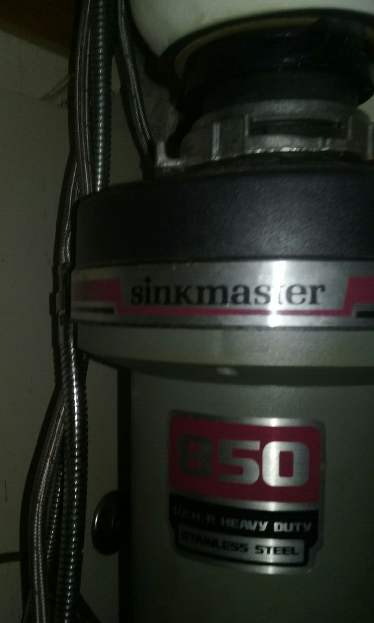 Stainless steel sinkmaster garbage disposal