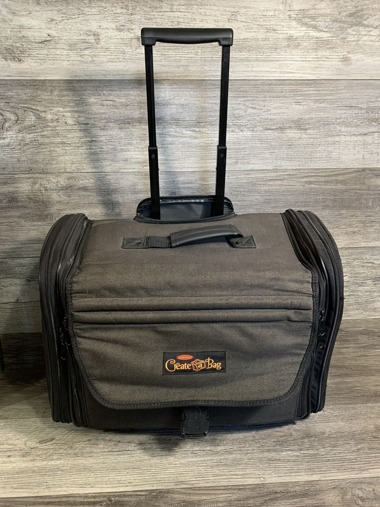 Generations Create A Bag Travel Rolling Scrapbooking Craft Storage Organizer For Arts and Crafts