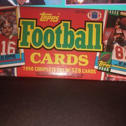 Topps Football Cards 1990 Complete Set Of 528 Cards