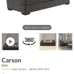 Sofa, Loveseat And Ottoman