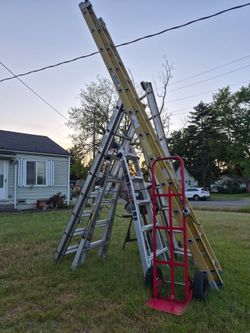 16' 24' and 10' gorilla ladder