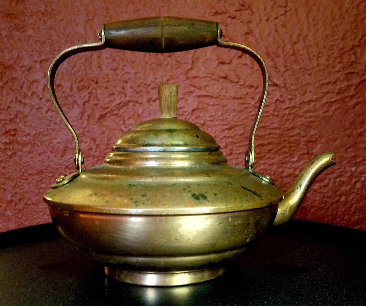 Copper tea kettle