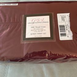 BRAND NEW GRAND SUITES LINENS 1000 THREAD COUNT 6 PIECE QUEEN SHEET SET EGYPTIAN COTTON 
