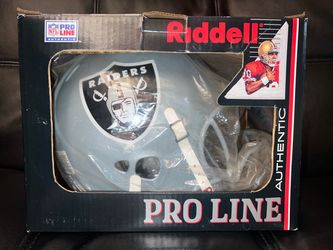VTG Riddell Full Size Authentic Proline Football Helmet L.A RAIDERS 1995 NEW/box