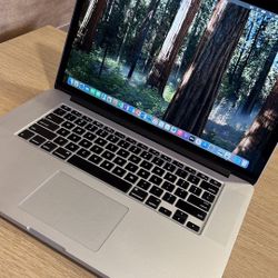 Apple MacBook Pro 15” Retina I7/16GB/500GB SSD STORAGE $350
