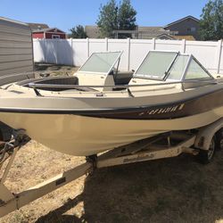 Boat 17ft Browning With Mercury Mercruiser Outdrive