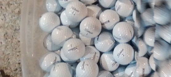 Titleist tour Practice Golf Balls, 100 balls for $20