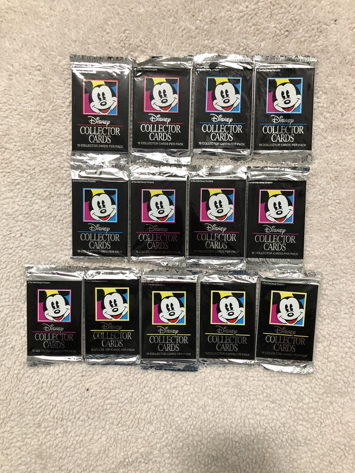 Disney Collector 1991 Sealed New Packs All For $60