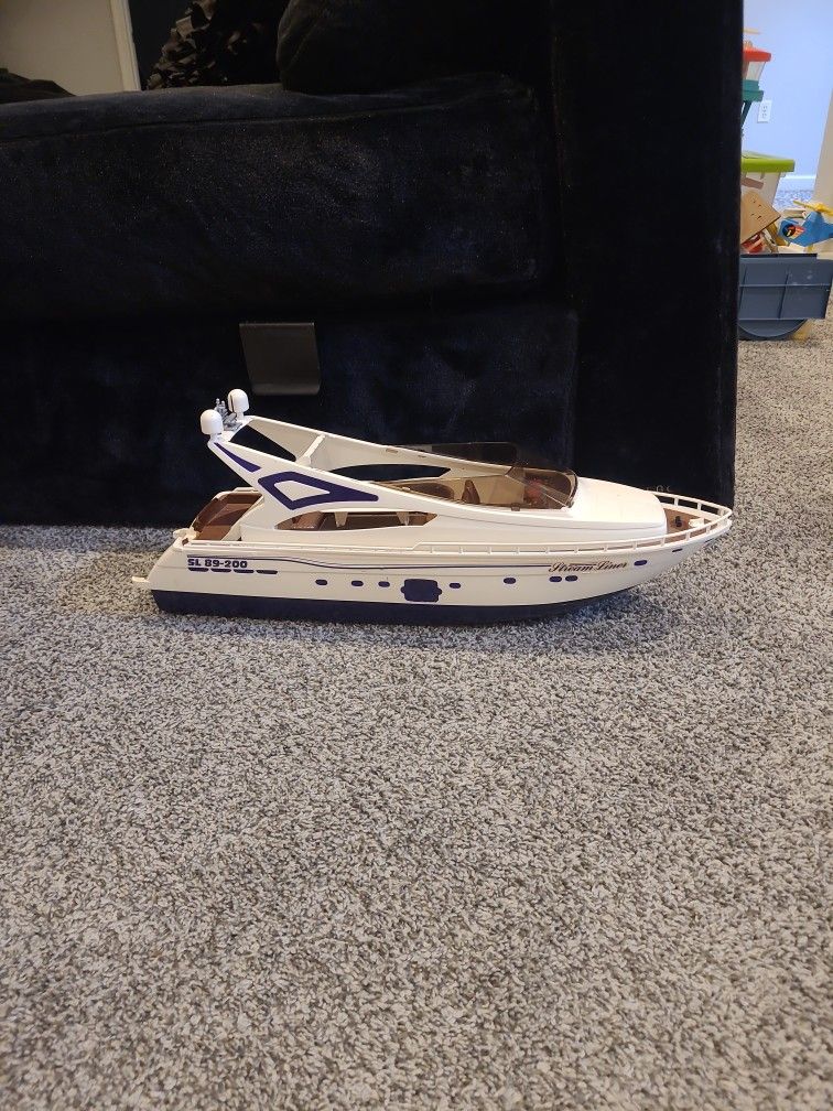 Vintage Majorette Stream Liner Toy Boat