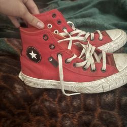 red Converse