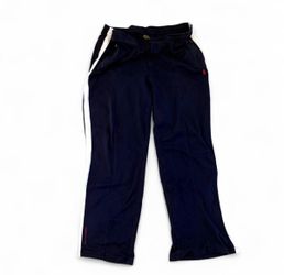 Vintage Oversized Baggy Ralph Lauren Polo Performance Sweats in Navy with Red Horseman