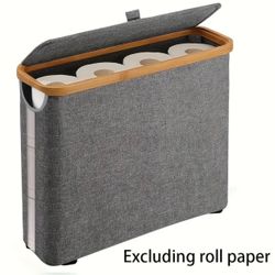 GREY TOILET PAPER HOLDER