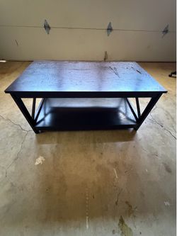 Dark brown coffee table