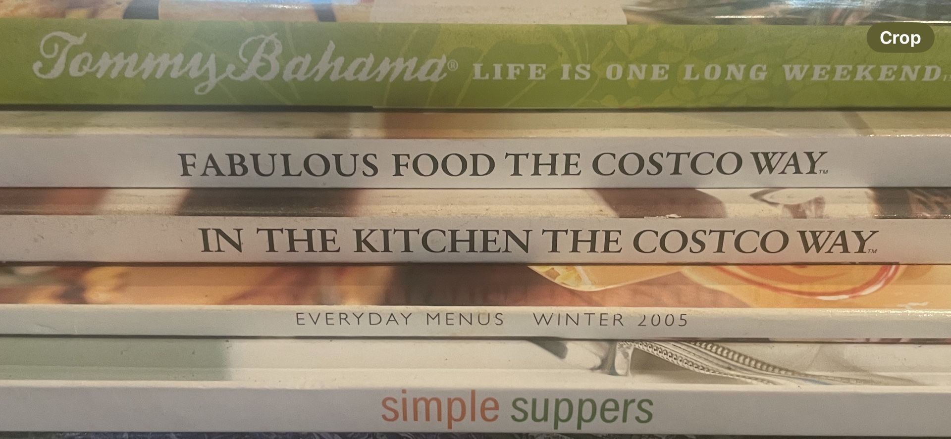 Cookbooks Costco $10 (5 Books) Takes All