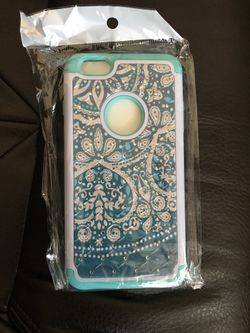 IPhone 6/6S Blue Color Sequins Case