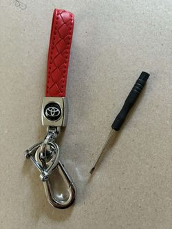 Leather Key Chain For Toyota