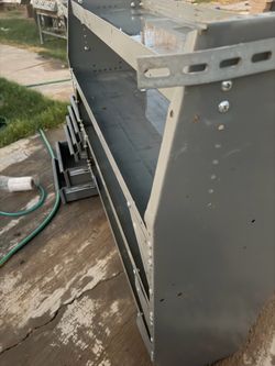 Van toolbox and racks
