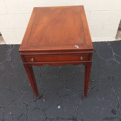 Wood End Table 