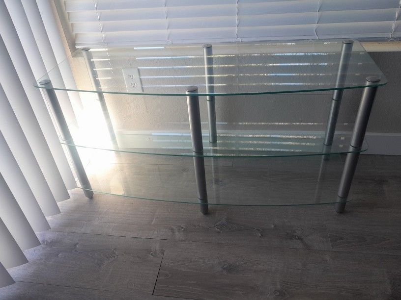 Glass Entertainment Center