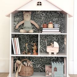 Wooden Large Dollhouse Bookcase 