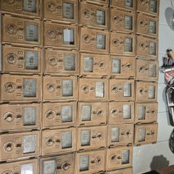 Antique Brass Mailbox Doors