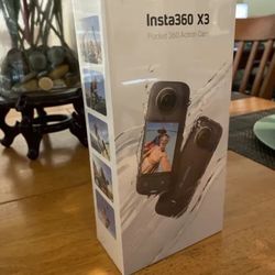 Insta 360 X 3 Action  Camera 