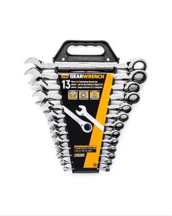 NEW IN BOX Shop GEARWRENCH SAE 72-Tooth Combination Ratcheting Wrench Tool Set (13-Piece)