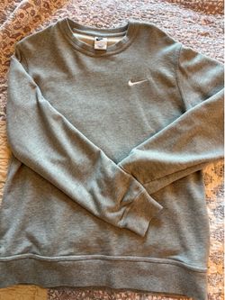 nike grey crew neck new